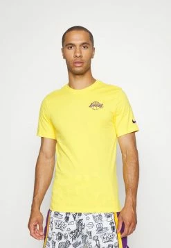Nike Performance NBA LOS ANGELES LAKERS ESSENTIAL LOGO TEE - Club Wear - Amarillo