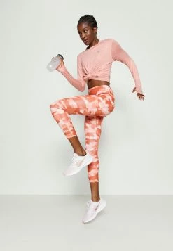 Nike Performance FAST - Leggings - Atmosphere/madder Root/silver -Nike Performance store 74aba6409375450094cbc938439ced7c