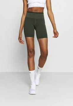 Nike Performance W NK EPIC LUXE SHORT TRAIL - Leggings - Olive