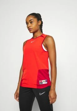 Nike Performance FC - Sports T-shirt - Chile Red/gym Red/white