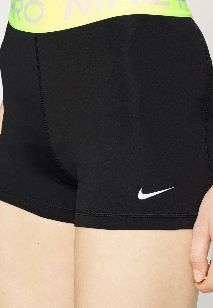 Nike Performance 365 SHORT - Leggings - Black/yellow 5 Nike Performance 365 SHORT - Leggings - Black/yellow - Image 5