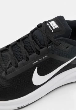 Nike Performance AIR ZOOM STRUCTURE 24 - Stabilty Running Shoes - Black/white -Nike Performance store 75393602e2784515b7f52a64a91264d2