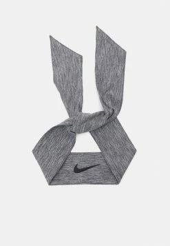 Nike Performance HEAD TIE REVERSIBLE - Sweatband - Charcoal Heather/black