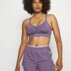 Nike Performance INDY SEAMLESS BRA - Light Support Sports Bra - Amethyst Smoke/white