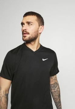 Nike Performance VICTORY - Sports T-shirt - Black/black/white -Nike Performance store 761ce88c01324ee1aa98e78761637e39