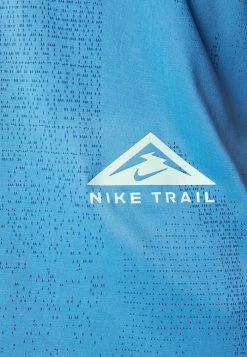 Nike Performance TRAIL RISE 365 - Sports T-shirt - Dutch Blue/mint Foam -Nike Performance store 7621728eac0346d1bb91ad7356905658