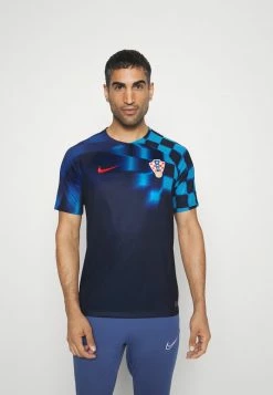 Nike Performance CROATIA STADIUM AWAY - Football Shirt - Blackened Blue/university Red