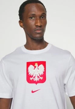 Nike Performance POLSKA CREST TEE - National Team Wear - White -Nike Performance store 76682810fbe046fab3cf02d76cd194a2