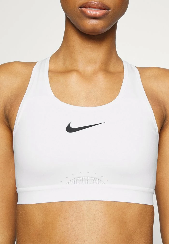 Nike Performance BRA - High Support Sports Bra - White/black 5 Nike Performance BRA - High Support Sports Bra - White/black - Image 5