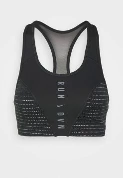 Nike Performance BRA - Medium Support Sports Bra - Black/dark Smoke Grey -Nike Performance store 767469395e444574ace9c8db92b7697a