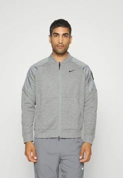 Nike Performance THERMA NOVEL - Training Jacket - Grey Heather/particle Grey