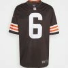 Nike Performance NFL CLEVELAND BROWNS B MAYFIELD 6 GAME TEAM COLOUR - Club Wear - Seal Brown