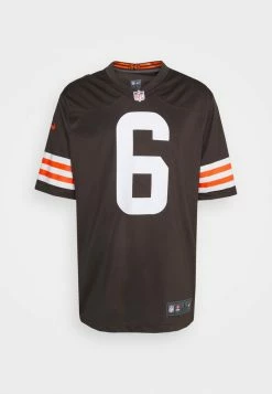 Nike Performance NFL CLEVELAND BROWNS B MAYFIELD 6 GAME TEAM COLOUR - Club Wear - Seal Brown