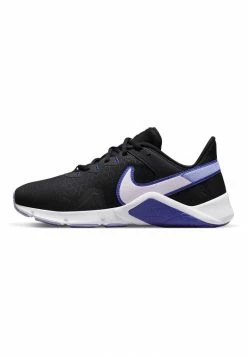 Nike Performance LEGEND ESSENTIAL - Training Shoe - Black/doll-lapis-lt Thistle-ochre
