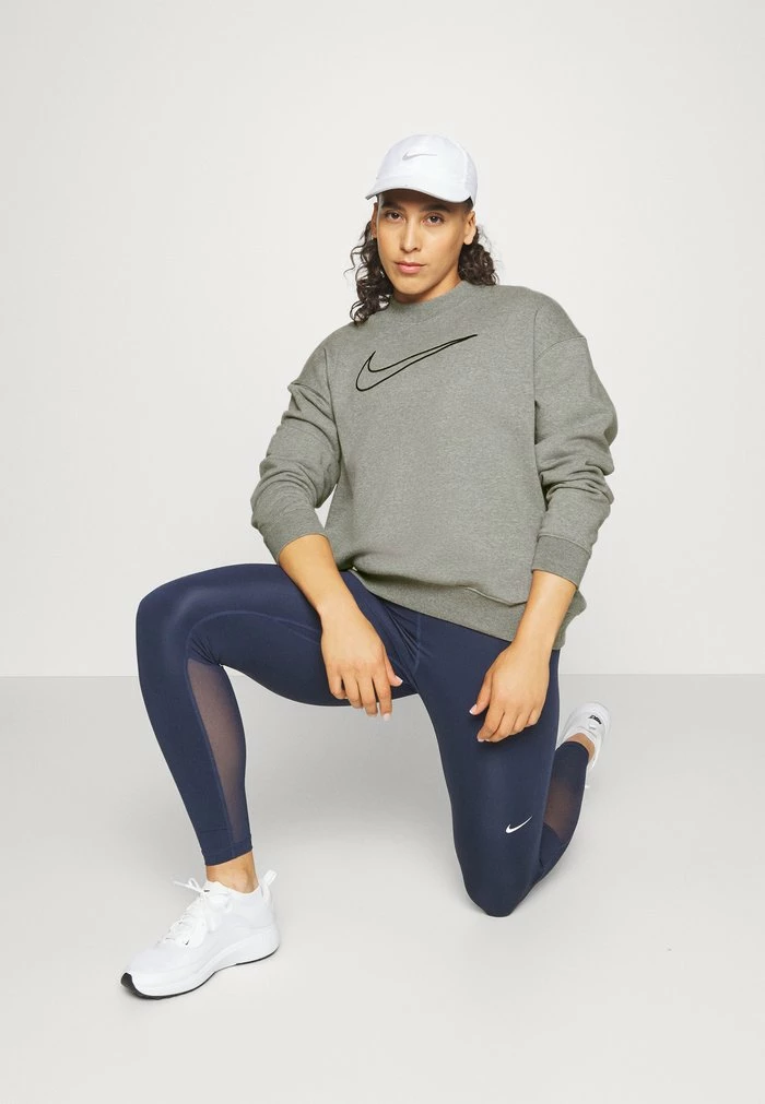 Nike Performance CREW - Sweatshirt - Carbon Heather/cool Grey 4 Nike Performance CREW - Sweatshirt - Carbon Heather/cool Grey - Image 4