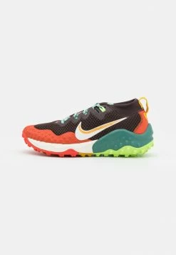 Nike Performance WILDHORSE 7 - Trail Running Shoes - Brown/sail/mantra Orange/bicoastal/bright Crimson/yellow Ochre