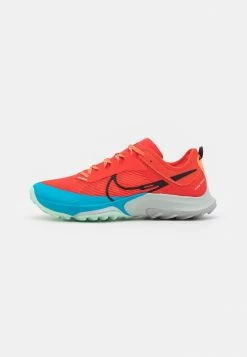 Nike Performance AIR ZOOM TERRA KIGER - Trail Running Shoes - Habanero Red/black/total Orange/laser Blue/mint Foam/light Silver