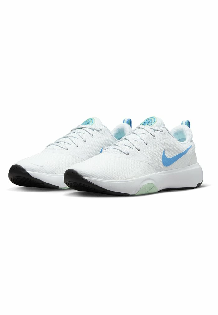 Nike Performance CITY - Training Shoe - White/univ Blue/mint Foam/black/mtlc Silver 2 Nike Performance CITY - Training Shoe - White/univ Blue/mint Foam/black/mtlc Silver - Image 2