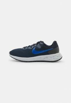 Nike Performance REVOLUTION 6 NN - Neutral Running Shoes - Dark Obsidian/hyper Royal/black/grey Fog/hyper Crimson