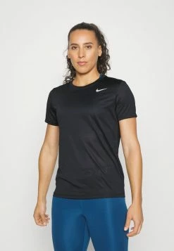 Nike Performance TEE - Sports T-shirt - Black/white
