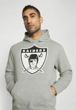 Nike Performance NFL LAS VEGAS RAIDERS MENS REWIND CLUB HOODIE - Zip-up Sweatshirt - Dark Grey Heather -Nike Performance store 7a9069a5d24c4c5dbc407ff64b744971