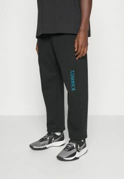 Nike Performance PANT - Tracksuit Bottoms - Black/laser Blue/light Menta
