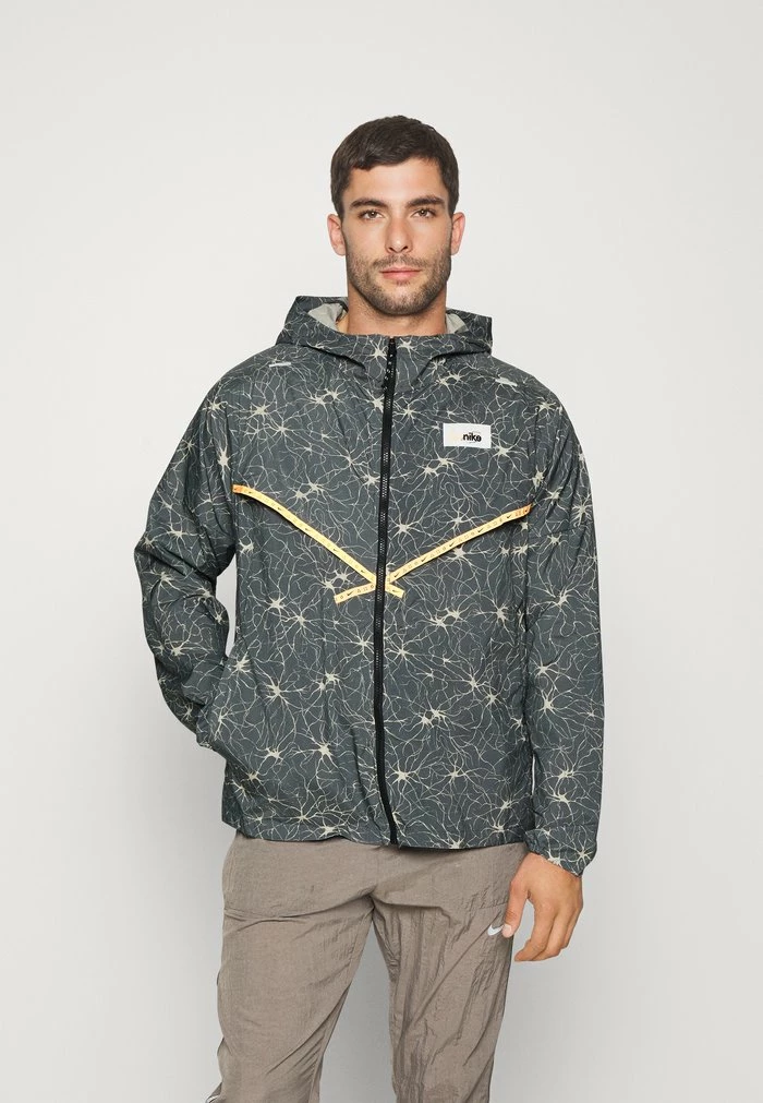 Nike Performance WINDRUNNER DYE - Running Jacket - Iron Grey/peach Cream 1 Nike Performance WINDRUNNER DYE - Running Jacket - Iron Grey/peach Cream