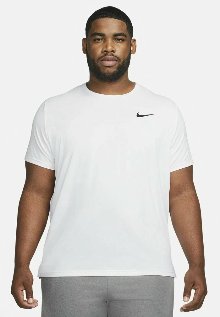 Nike Performance DRY - Sports T-shirt - White Black 1 Nike Performance DRY - Sports T-shirt - White Black