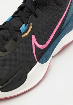 Nike Performance RENEW ELEVATE III - Basketball Shoes - Black/pinksicle/valerian Blue -Nike Performance store 7bb2157b4e2943a8bb6c7a0b09802f68
