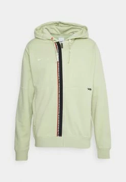 Nike Performance FC TRIBUNA HOODIE - Zip-up Sweatshirt - Olive Aura/habanero Red/white -Nike Performance store 7cac27e42aa64b7e83303b84a0068734