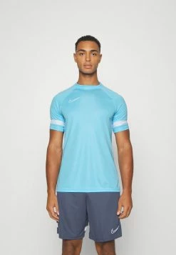 Nike Performance ACADEMY 21 - Sports T-shirt - Blue Chill/white