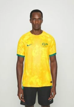 Nike Performance AUSTRALIA STADIUM HOME - Football Shirt - Tour Yellow/university Gold/green Noise