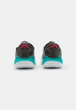 Nike Performance REACT FLOW GS UNISEX - Neutral Running Shoes - Flat Pewter/siren Red/medium Ash/washed Teal -Nike Performance store 7d91a02293e644f5bc99c18ccafc8836