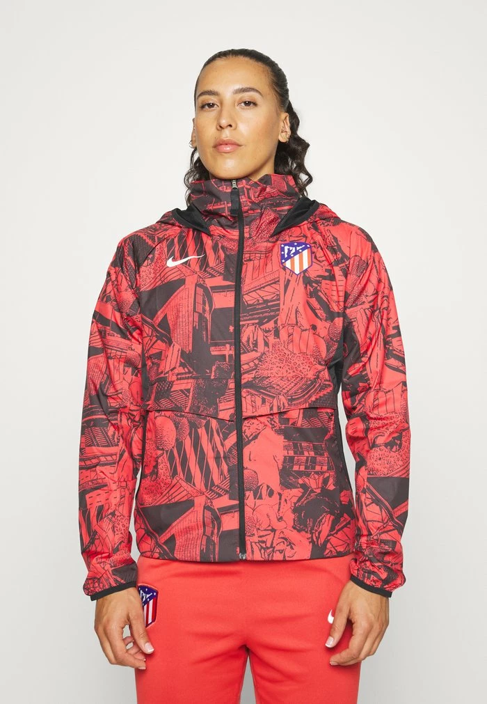 Nike Performance ATLÉTICO MADRID JACKET - Club Wear - Sport Red/black/white 1 Nike Performance ATLÉTICO MADRID JACKET - Club Wear - Sport Red/black/white