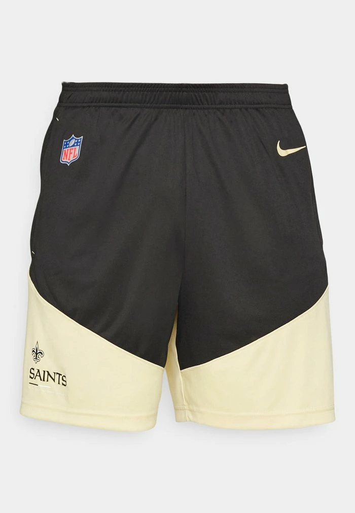 Nike Performance NFL NEW ORLEANS MENS DRI FIT SHORT - Sports Shorts - Black/team Gold 4 Nike Performance NFL NEW ORLEANS MENS DRI FIT SHORT - Sports Shorts - Black/team Gold - Image 4