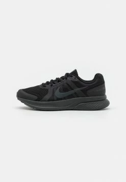 Nike Performance RUN SWIFT 2 - Neutral Running Shoes - Black/dark Smoke Grey