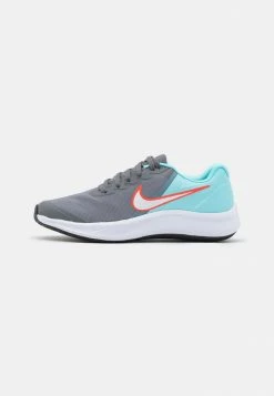 Nike Performance STAR RUNNER 3 GS UNISEX - Neutral Running Shoes - Smoke Grey/white/magic Ember/copa