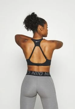 Nike Performance ALPHA BRA - High Support Sports Bra - Black/white -Nike Performance store 7f43affb90ae46b7bfc096840ddad70a