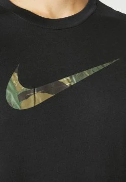 Nike Performance TEE CAMO - Sports T-shirt - Black -Nike Performance store 8058f5fdf3f8417f8d1677d01e36f02c