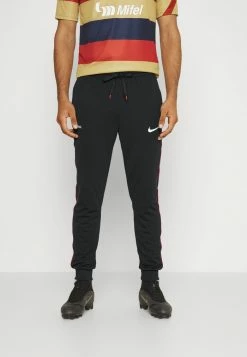 Nike Performance FC LIBERO PANT - Tracksuit Bottoms - Black/habanero Red/white