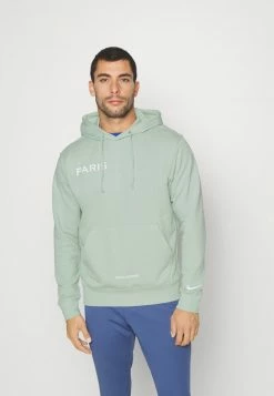Nike Performance PARIS GERMAIN HOODIE - Club Wear - Seafoam/white