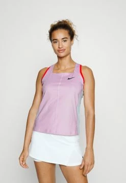 Nike Performance SLAM TANK - Top - Light Arctic Pink/glacier Blue/black