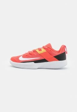 Nike Performance COURT VAPOR LITE CLAY - Clay Court Tennis Shoes - Magic Ember/white/topaz Gold/black