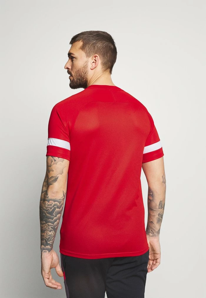 Nike Performance ACADEMY 21 - Sports T-shirt - University Red/white 3 Nike Performance ACADEMY 21 - Sports T-shirt - University Red/white - Image 3