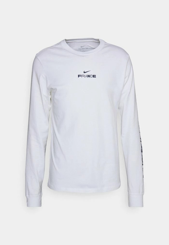 Nike Performance FRANCE IGNITE TEE - Long Sleeved Top - White 5 Nike Performance FRANCE IGNITE TEE - Long Sleeved Top - White - Image 5