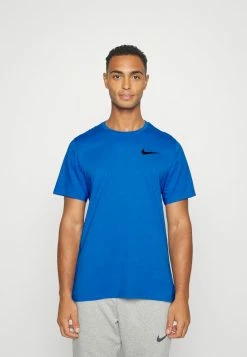 Nike Performance BURNOUT - Sports T-shirt - Light Photo Blue/black