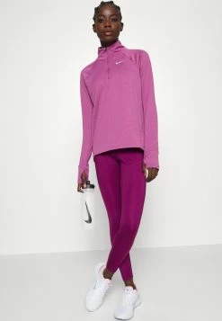 Nike Performance EPIC FAST - Leggings - Sangria/silver -Nike Performance store 845bb293b435453a8fe3f55c1b9d737c