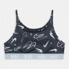 Nike Performance TROPHY - Sports Bra - Black / Light Smoke Grey
