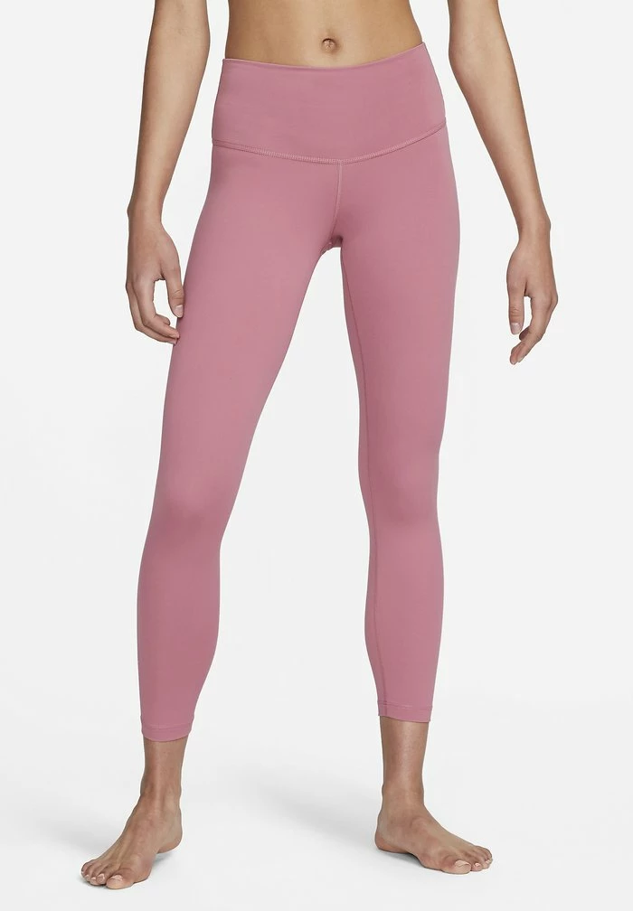 Nike Performance Leggings - Desert Berry/particle Grey 1 Nike Performance Leggings - Desert Berry/particle Grey