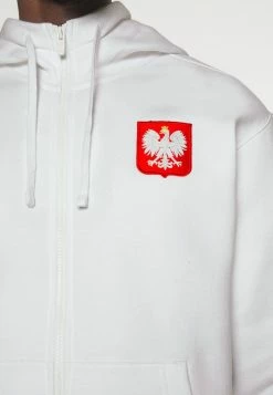 Nike Performance POLSKA CLUB HOODIE - National Team Wear - White/sport Red -Nike Performance store 85bf37fcb5f44457b60d7bf1285f81d3